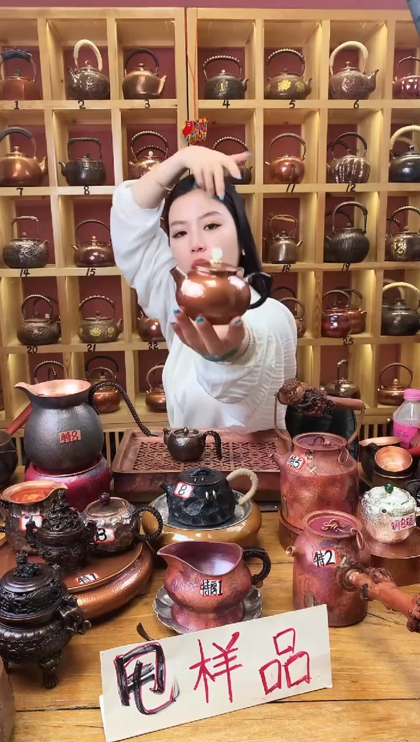 茶具么*写白钮闷泡壶