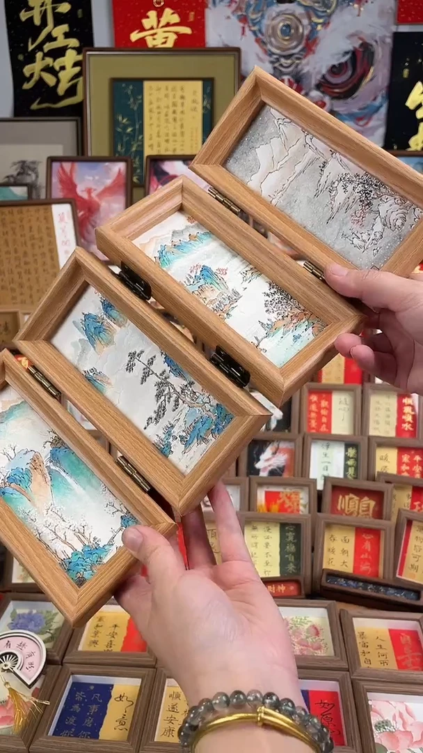 国画纯手绘书法绘画作品