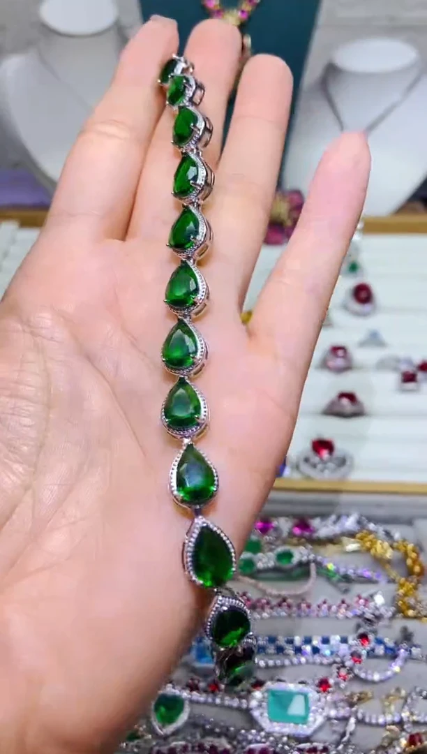 银S925镶嵌耳饰紫晶1