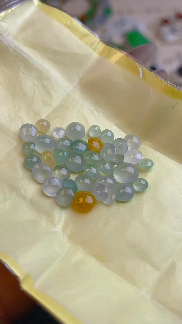 【闪购商品】翡翠耳饰未镶嵌天然A货翡翠211