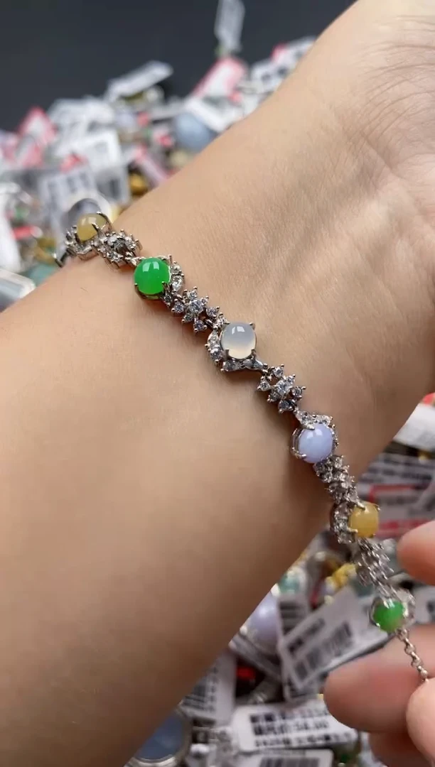 翡翠戒指银S925镶嵌2222222     8