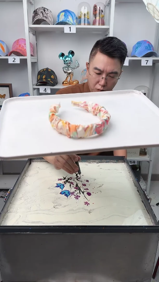 非金属布艺水拓发饰