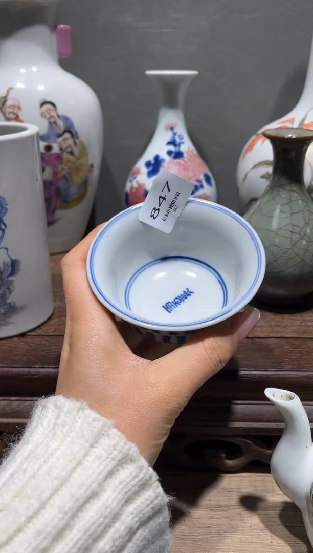 瓷片好A847  瓷器小摆件小摆件