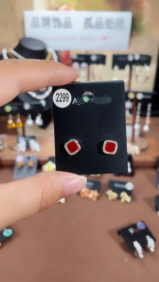 合金925银锆石豆2299