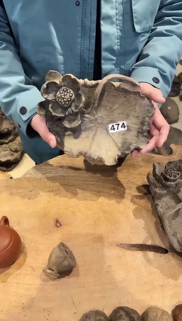 木474号乌木金丝楠果盘+0.8手串