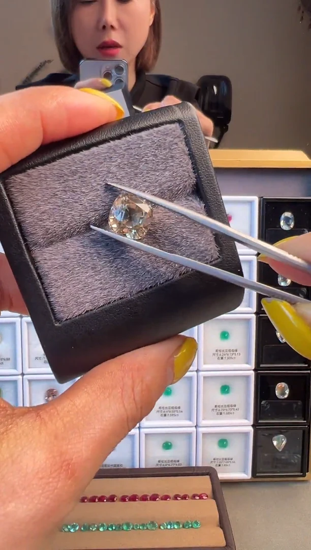 未镶嵌珠宝半成品碧玺天然精品碧玺6.26ct