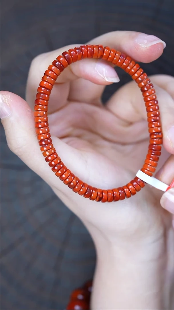 未镶嵌手串南红玛瑙无胶无裂瓦西原矿药片9537多样发其一