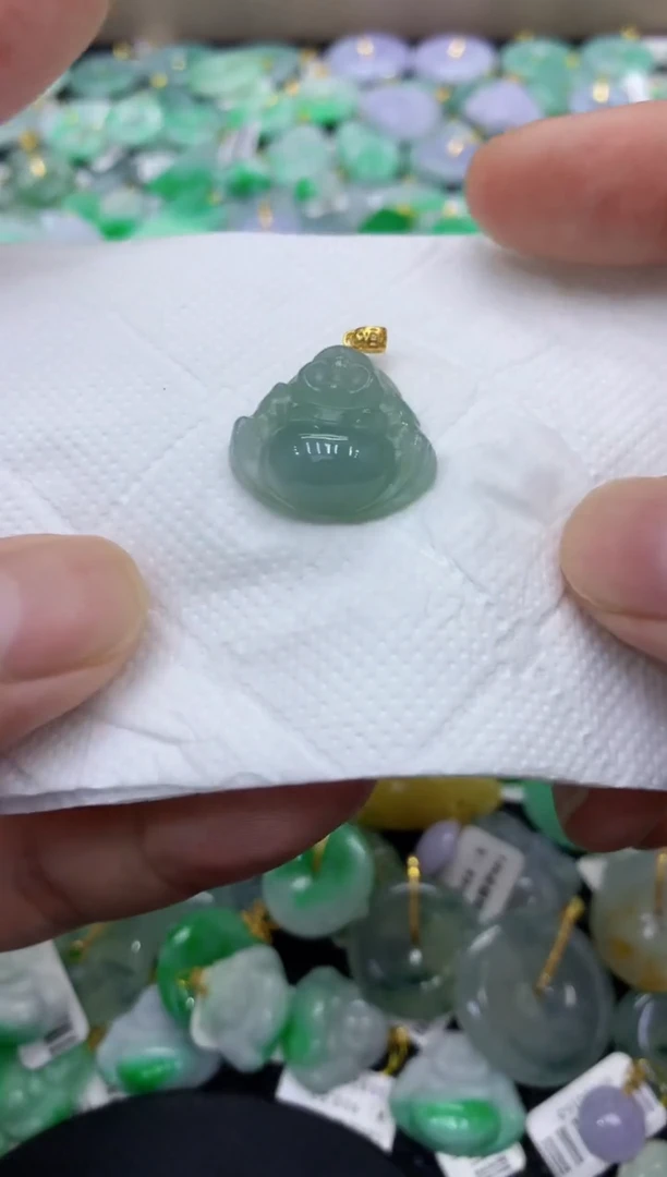 颈饰未镶嵌翡翠天然缅甸翡翠A货
