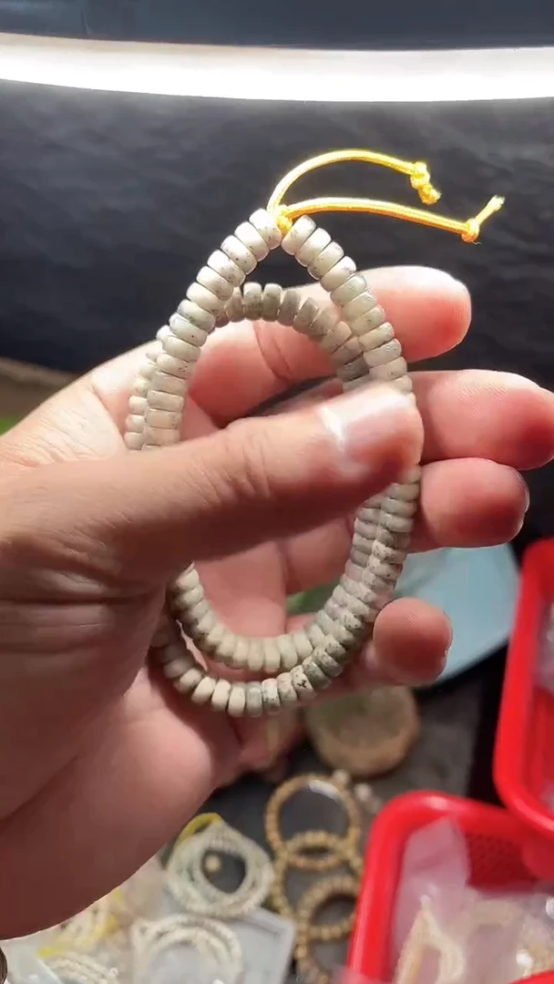 星月菩提手串海南星月菩提《Y72》7X3药片长串