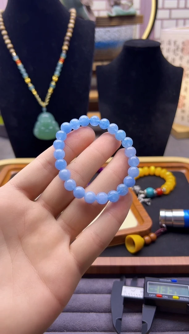 海蓝宝石手链未镶嵌S622