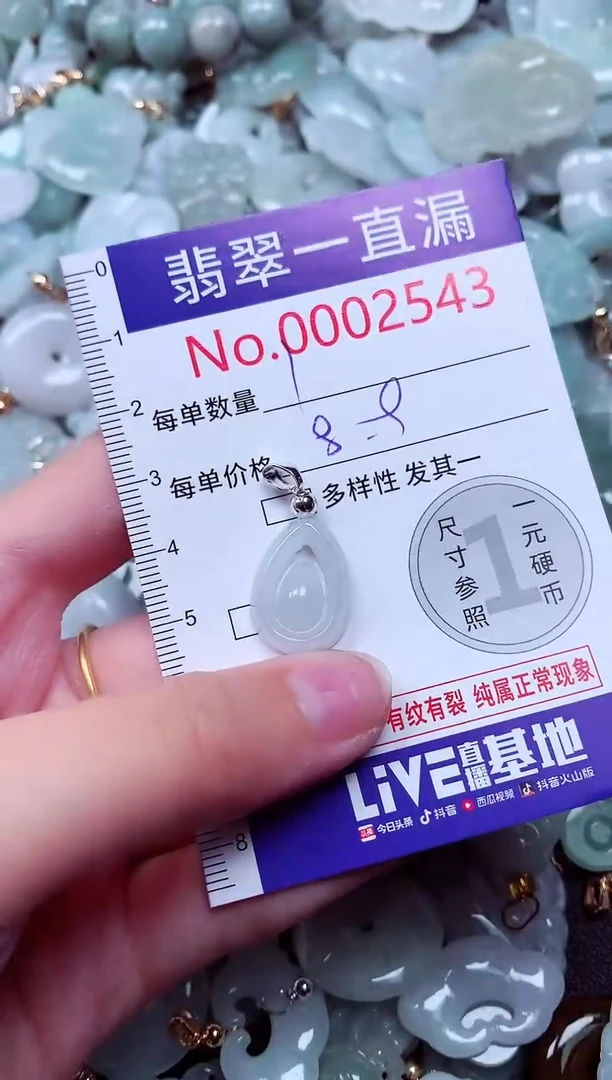 吊坠(不含链)未镶嵌翡翠2543