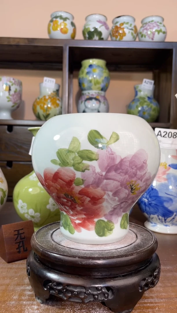 瓶景德镇手绘陶瓷花瓶 源头工厂