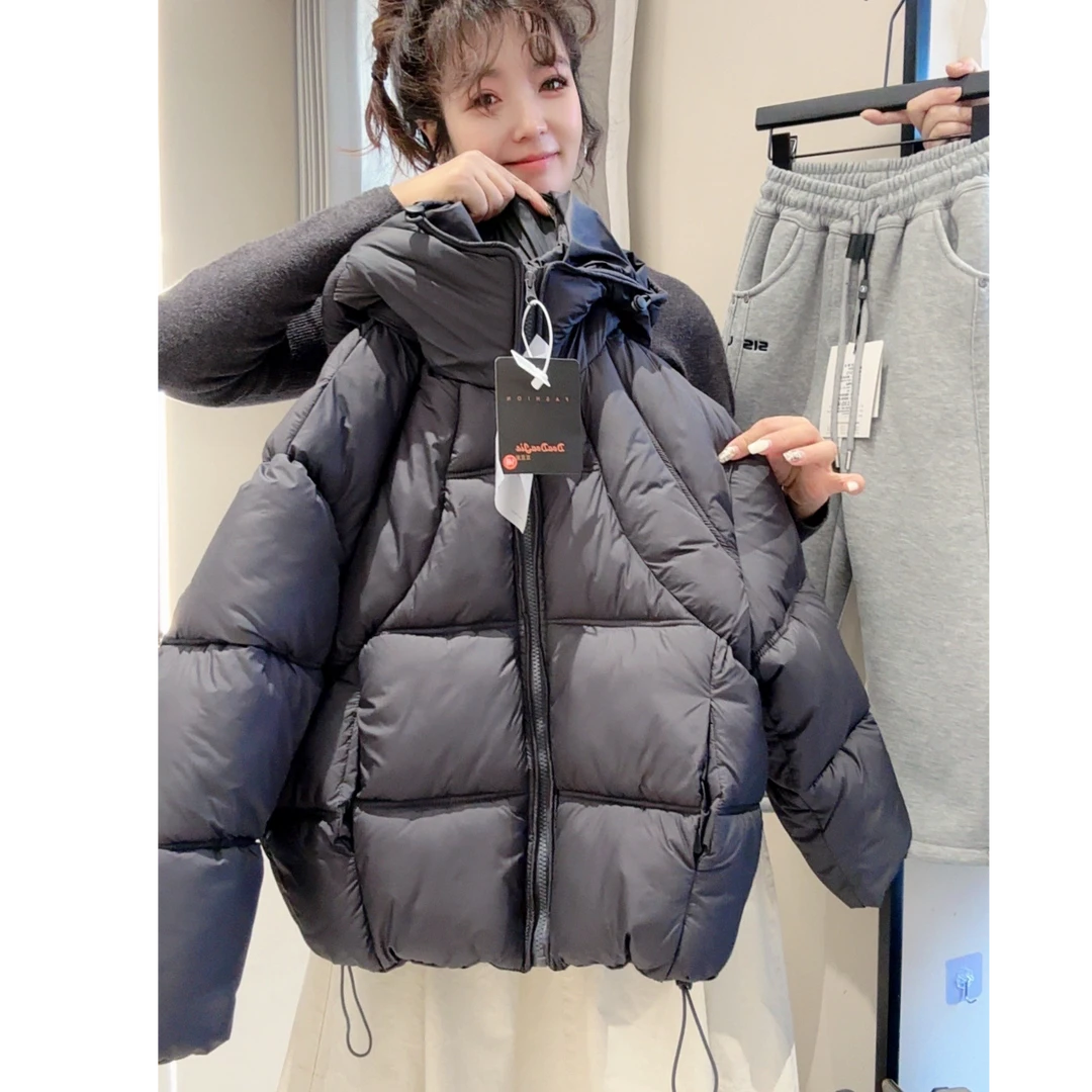 男女儿童棉服冬装25新款女男童高级棉服时髦保暖加厚连帽外套M689