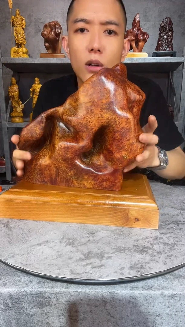 柏木（崖柏）喜马拉雅高山崖柏瘤疤摆件