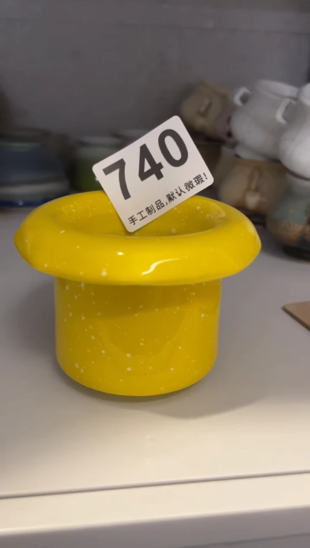 【闪购商品】摆件738手工花盆 默认微瑕