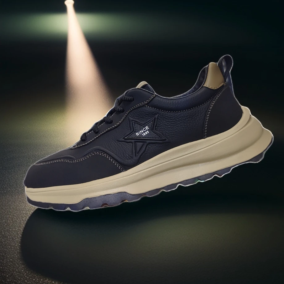 CB310001真皮男士休闲鞋，皮鞋穿好大买好大，穿运动鞋的买小一码