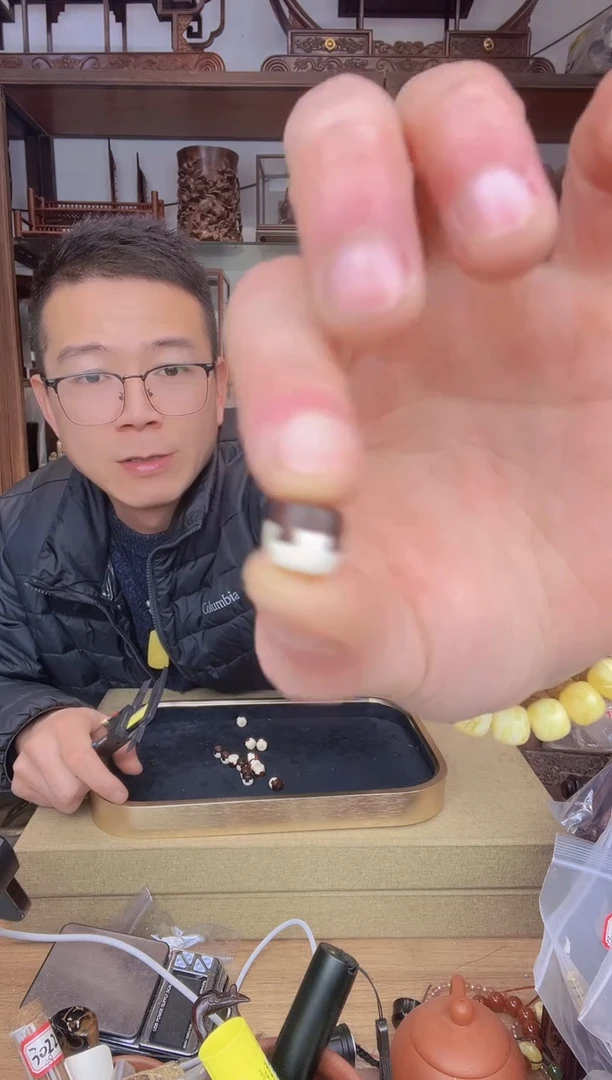 【闪购商品】乌木类书架837小叶紫檀嵌猛犸9*10老型单颗