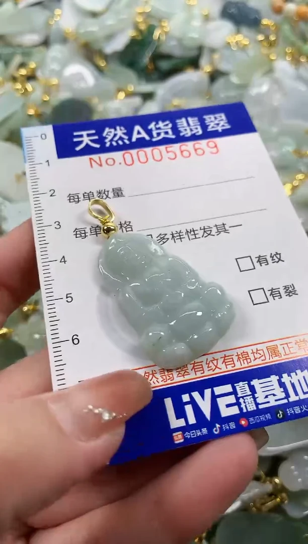 颈饰未镶嵌翡翠天然A货翡翠