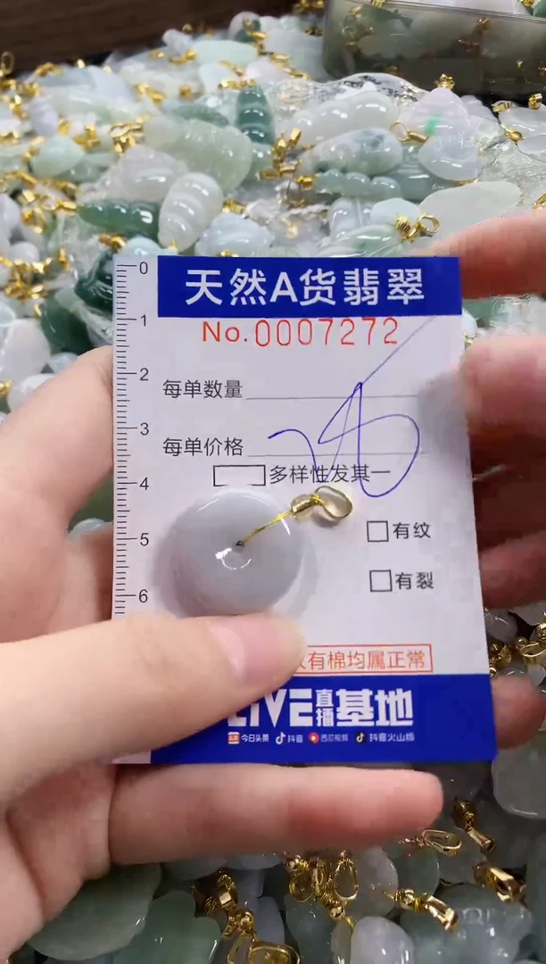 颈饰未镶嵌翡翠天然A货翡翠