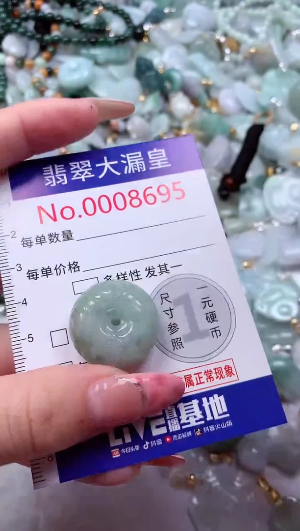颈饰未镶嵌翡翠8695