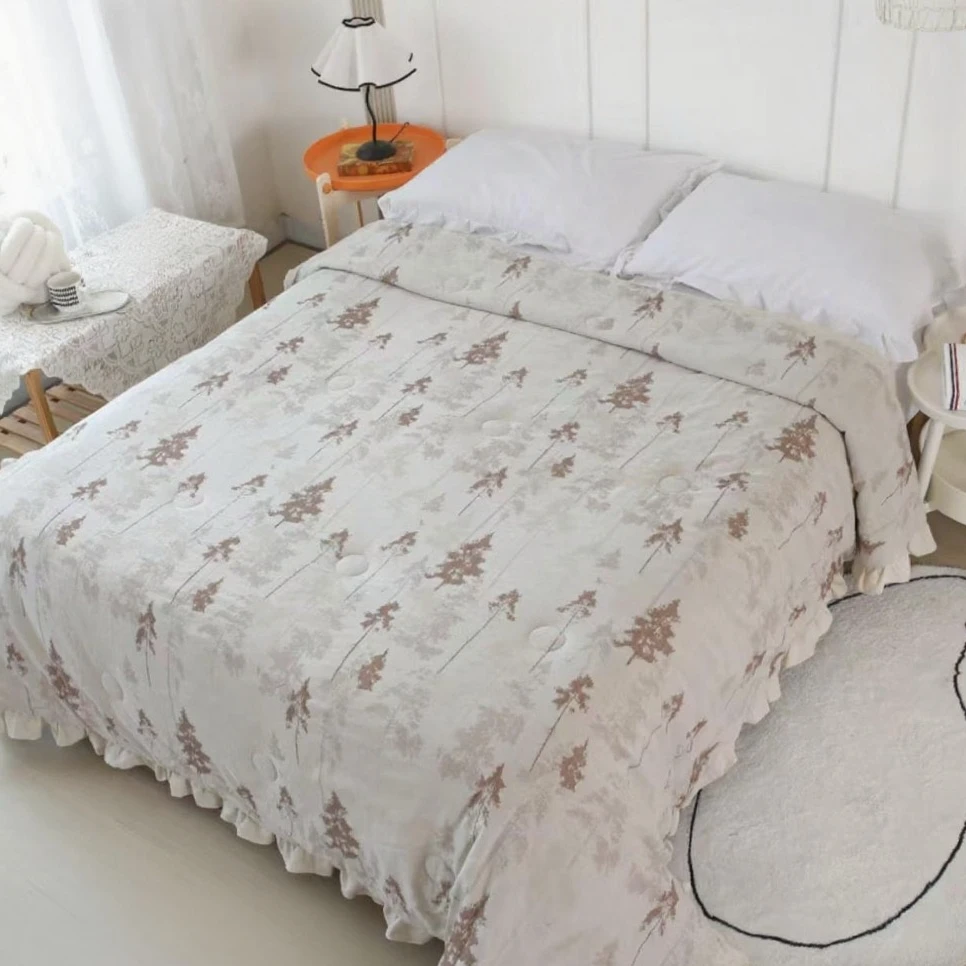 【森梦漫眠】轻奢亚麻被云感双人被200*230