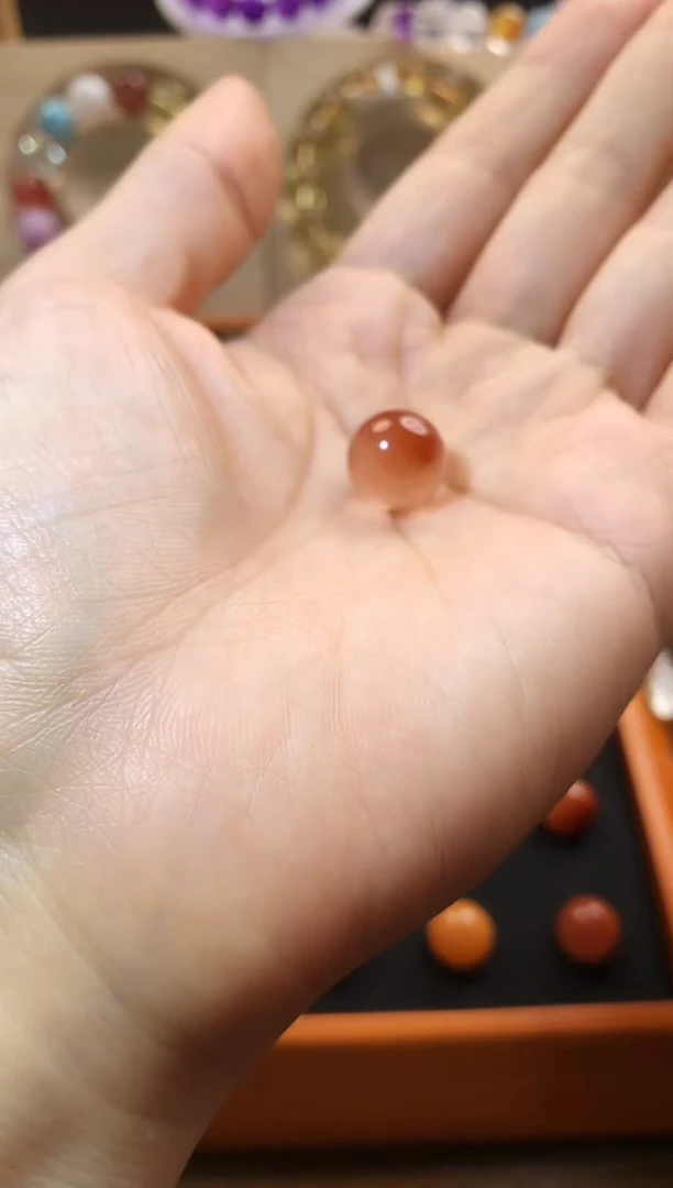 水晶手链未镶嵌天然兔毛发晶单珠