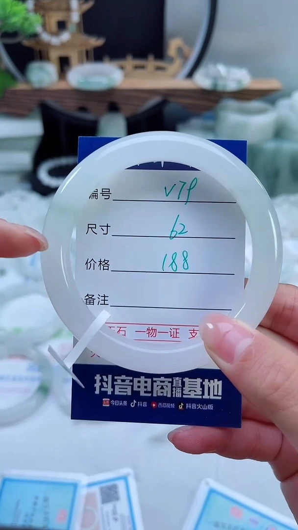 未镶嵌首饰石英质玉（天山翠）79