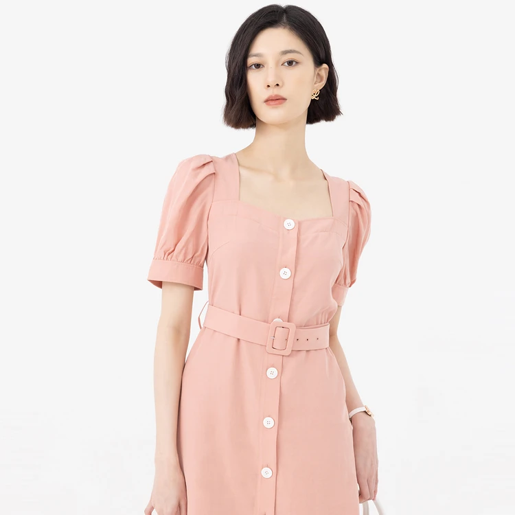 OBEG欧碧倩气质通勤收腰直身裙10422050