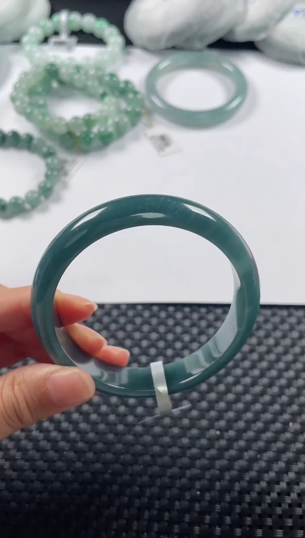 未镶嵌手镯翡翠基地发货H 4367 57+