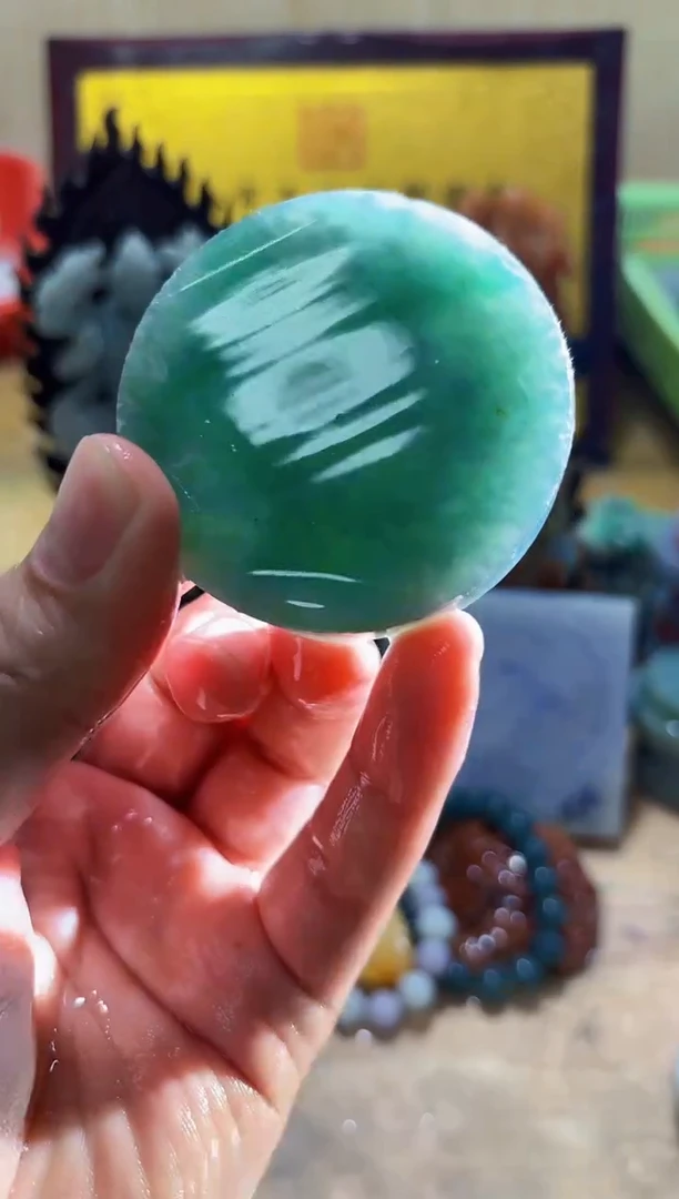 未镶嵌挂件翡翠A货常星6752