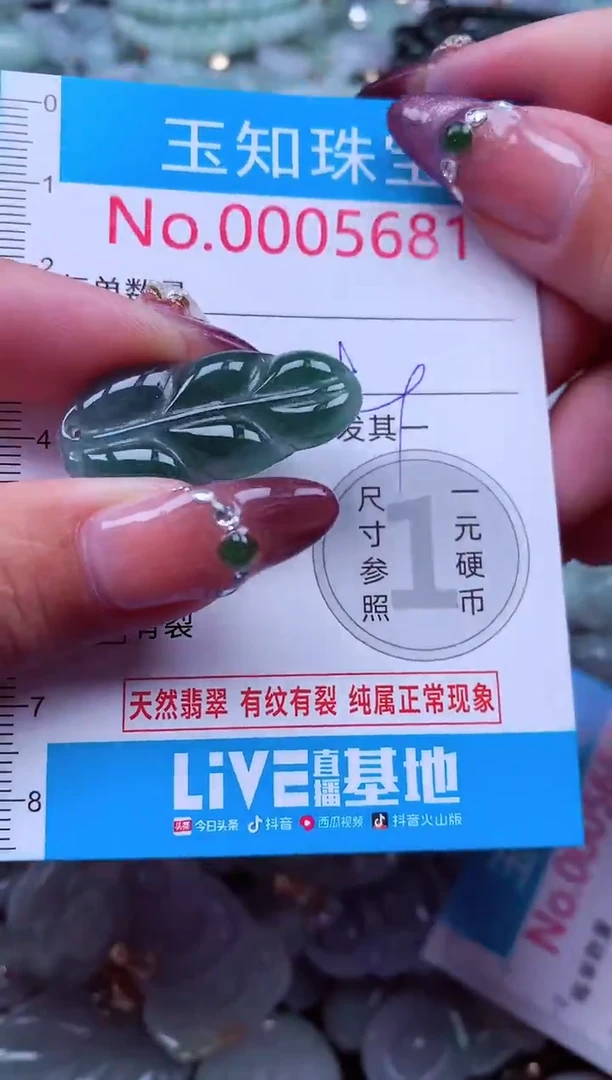 吊坠(不含链)未镶嵌翡翠5681