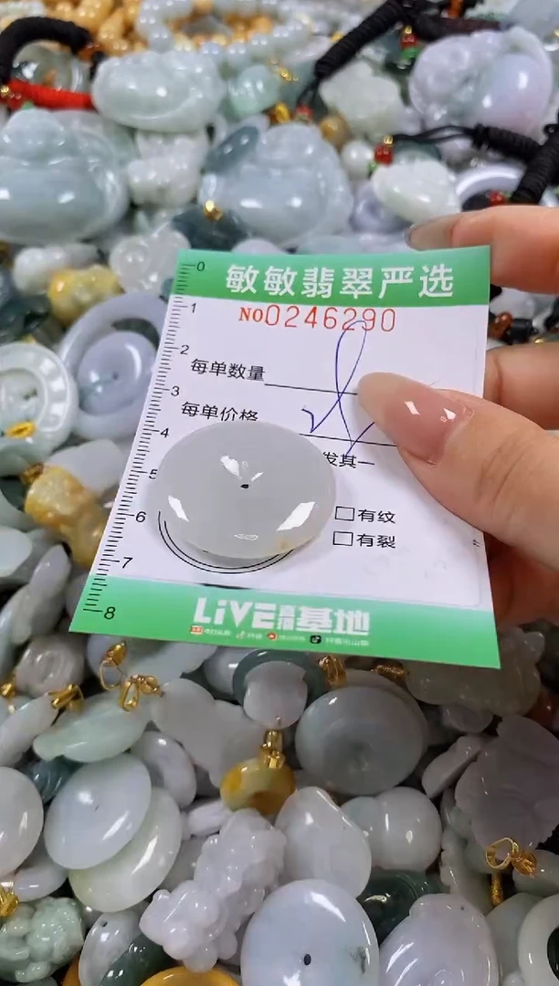 翡翠未镶嵌颈饰闪购0246290