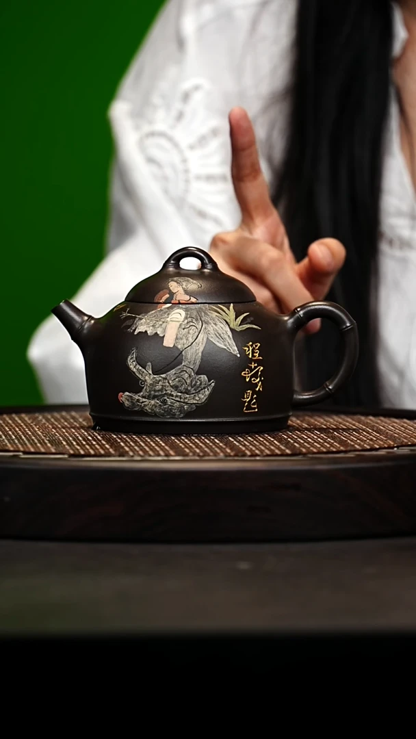 宜兴原矿高端紫砂 老紫泥400cc
