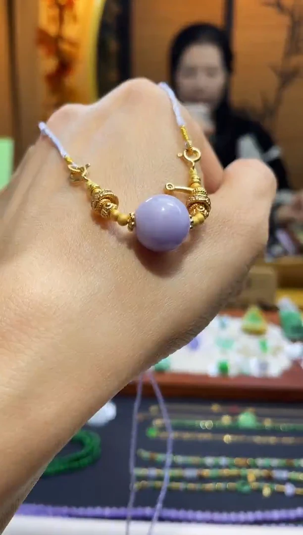 颈饰未镶嵌翡翠假一赔三