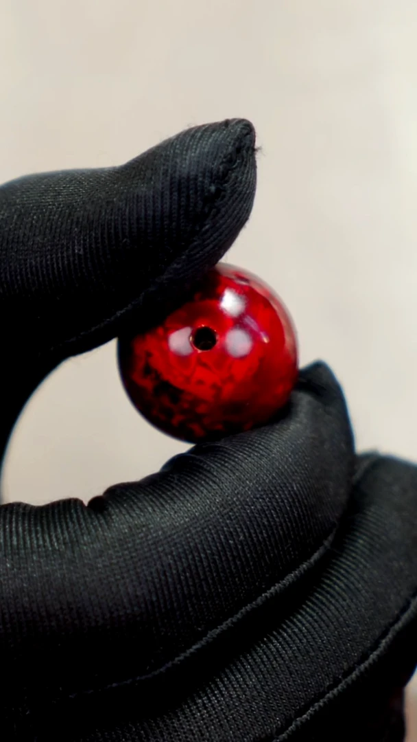 疯子大漆赤宝砂20mm