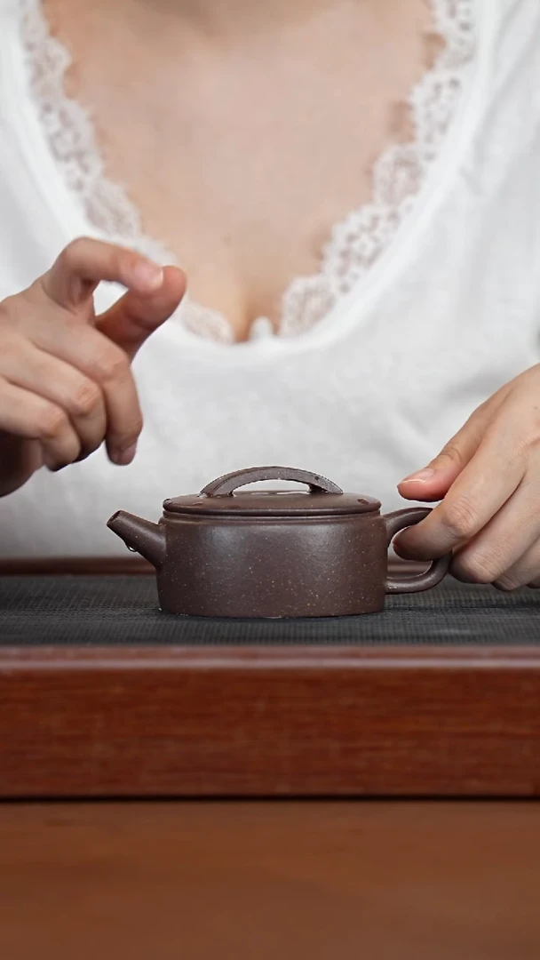 茶壶紫砂天青汉瓦