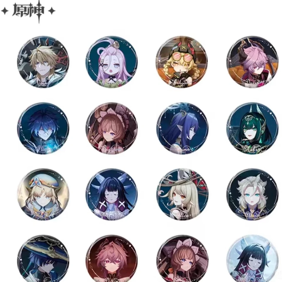 【拆盒】原神月夜的叙事诗系列徽章收藏卡盲盒