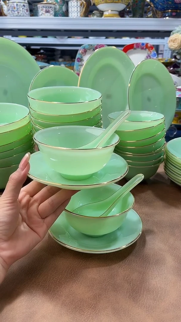 玉瓷三件套2套餐具
