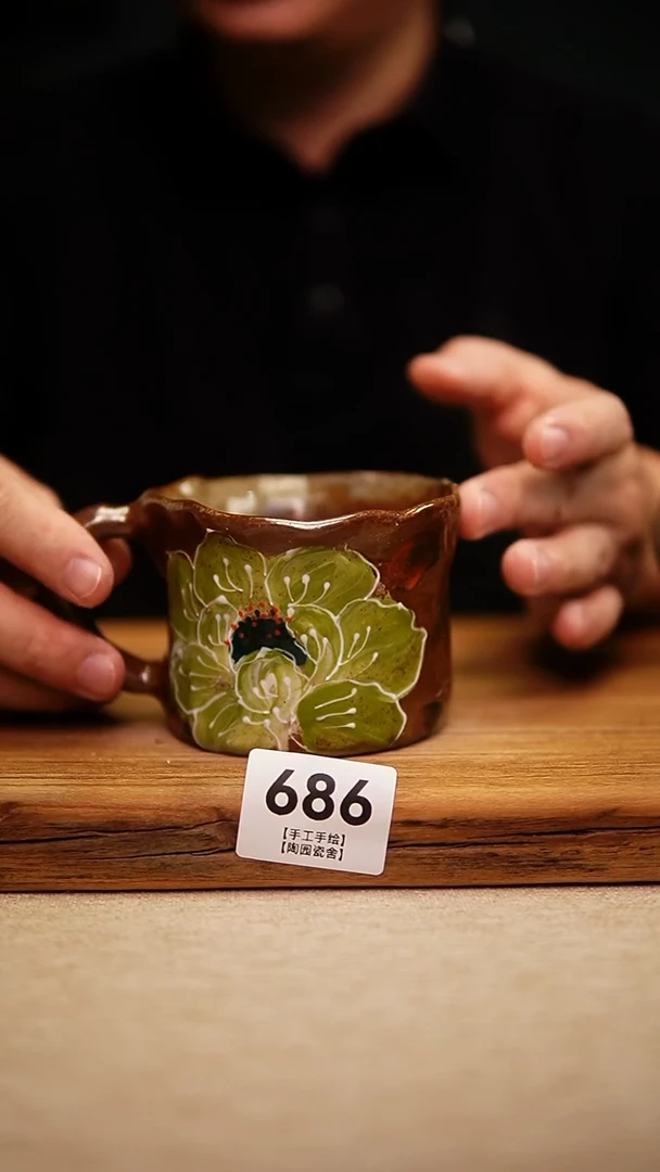 @@陶园瓷舍@@纯手工手绘@高温釉下彩