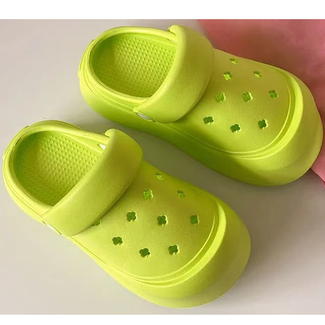 时尚夏季厚底外穿网红洞洞鞋