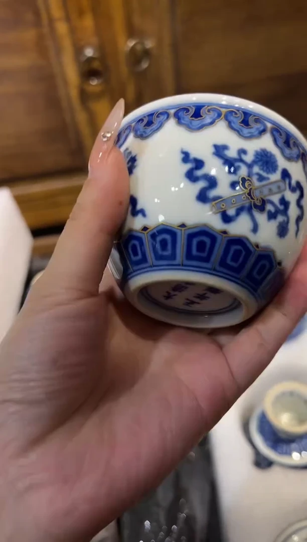 瓷片景德镇瓷器茶器茶杯