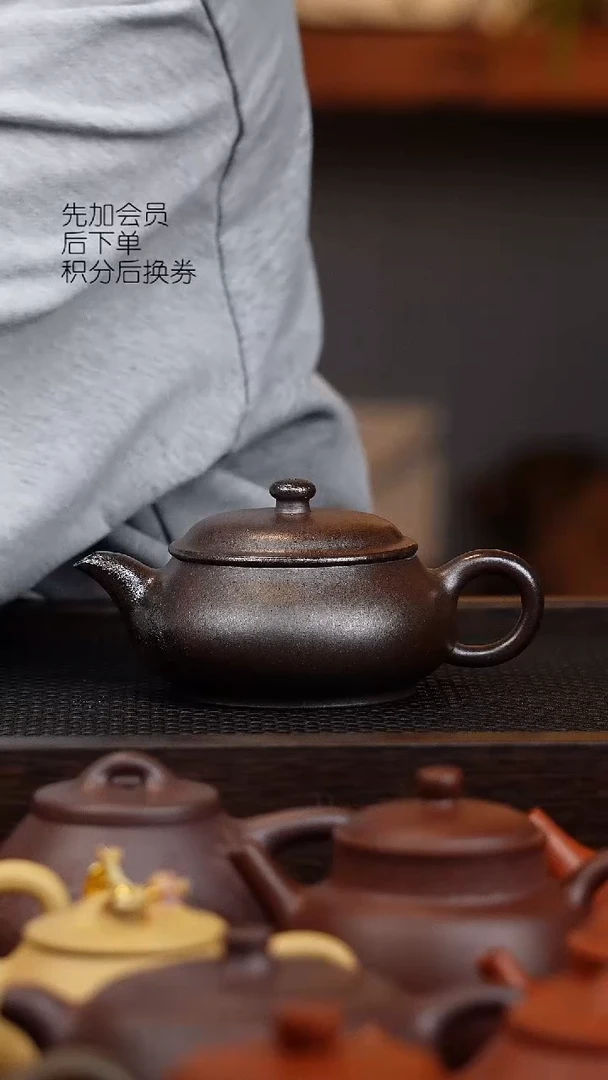 茶壶紫砂微瑕 明炉  160cc 柴烧 老紫泥