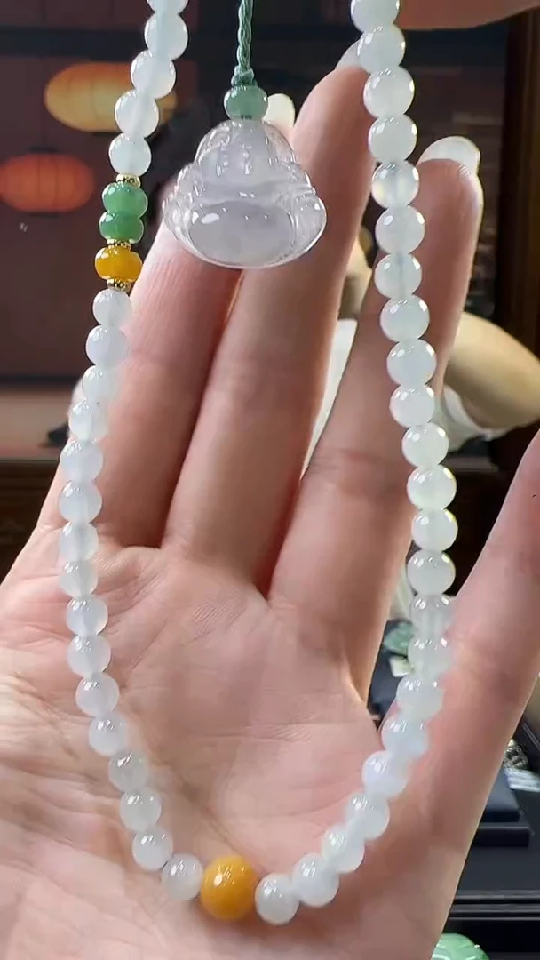 未镶嵌挂件翡翠手机链