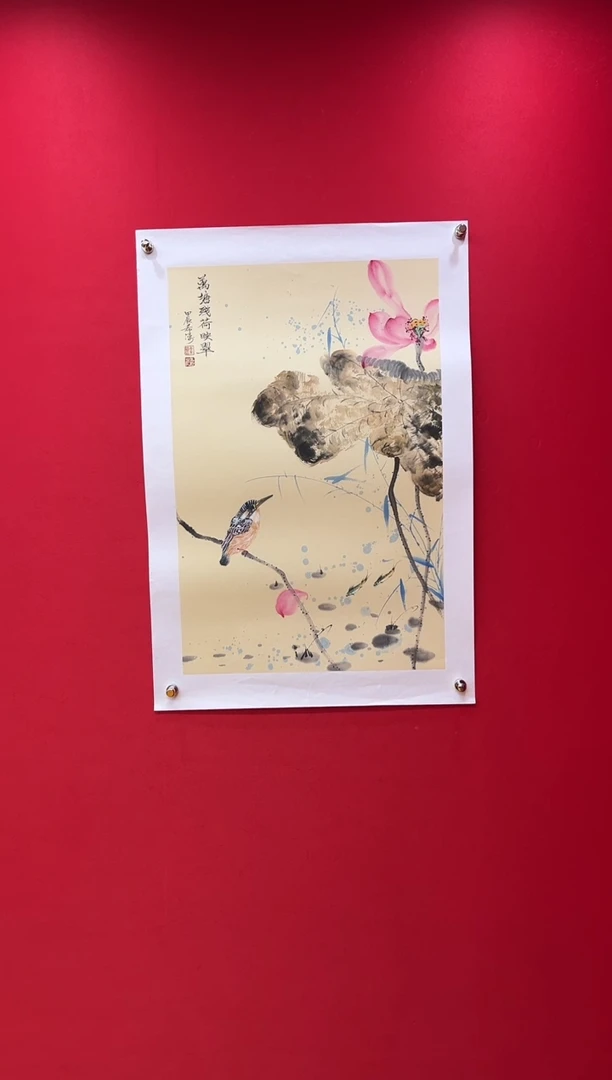国画李希涛2.7平尺花鸟
