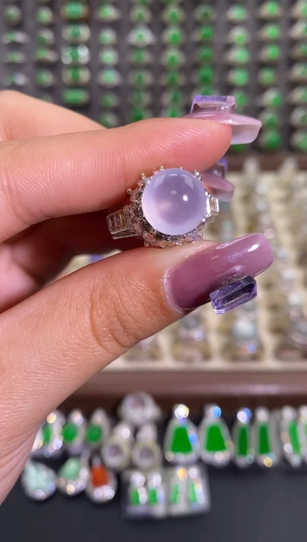 未镶嵌戒指翡翠天然缅甸A货翡翠未镶嵌 粉丝福利