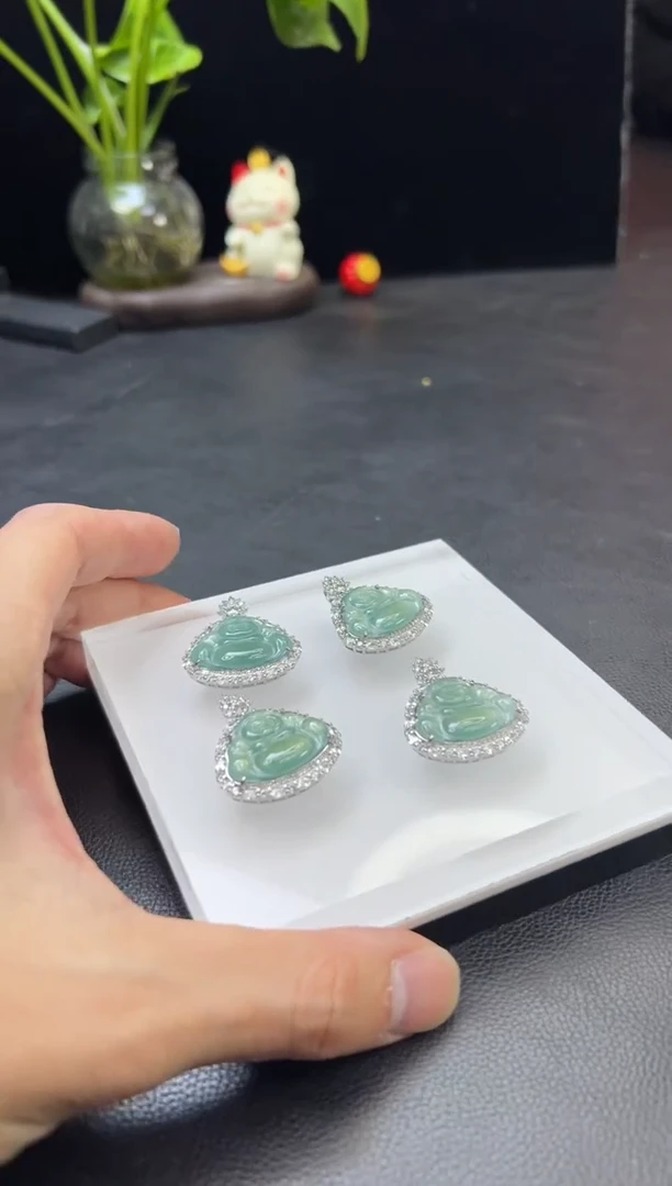 【闪购商品】翡翠颈饰银S925镶嵌50479多样性发一件