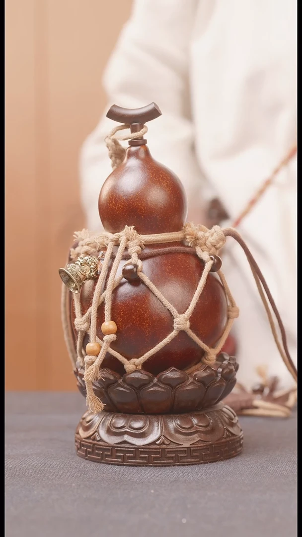 1973号链接精品大漆葫芦现货现发[一物一拍]不包含莲花底座