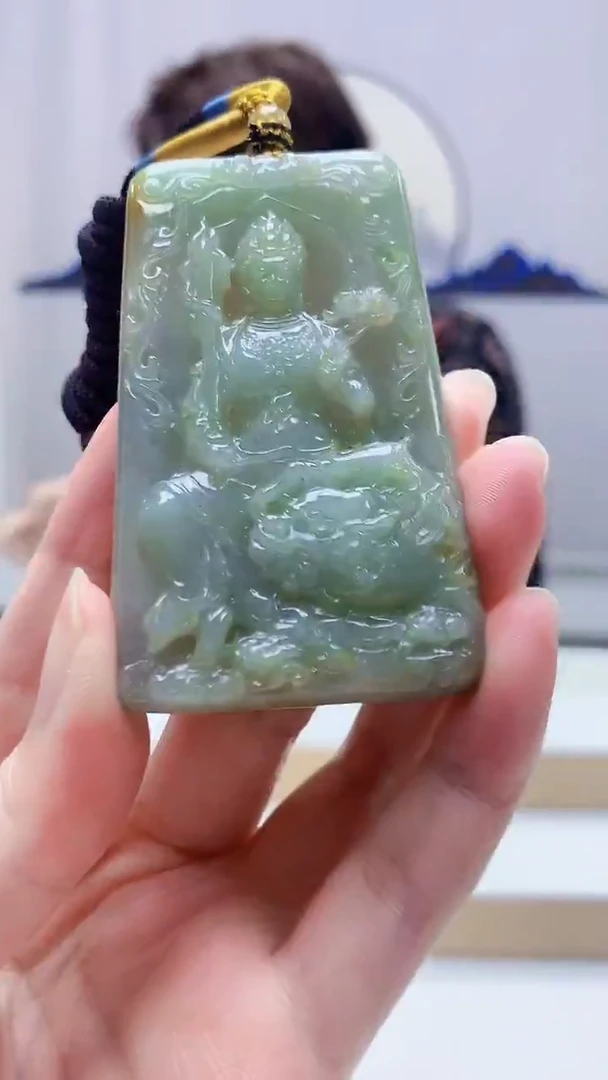 未镶嵌定制翡翠5159zm-毛货挂件人物28