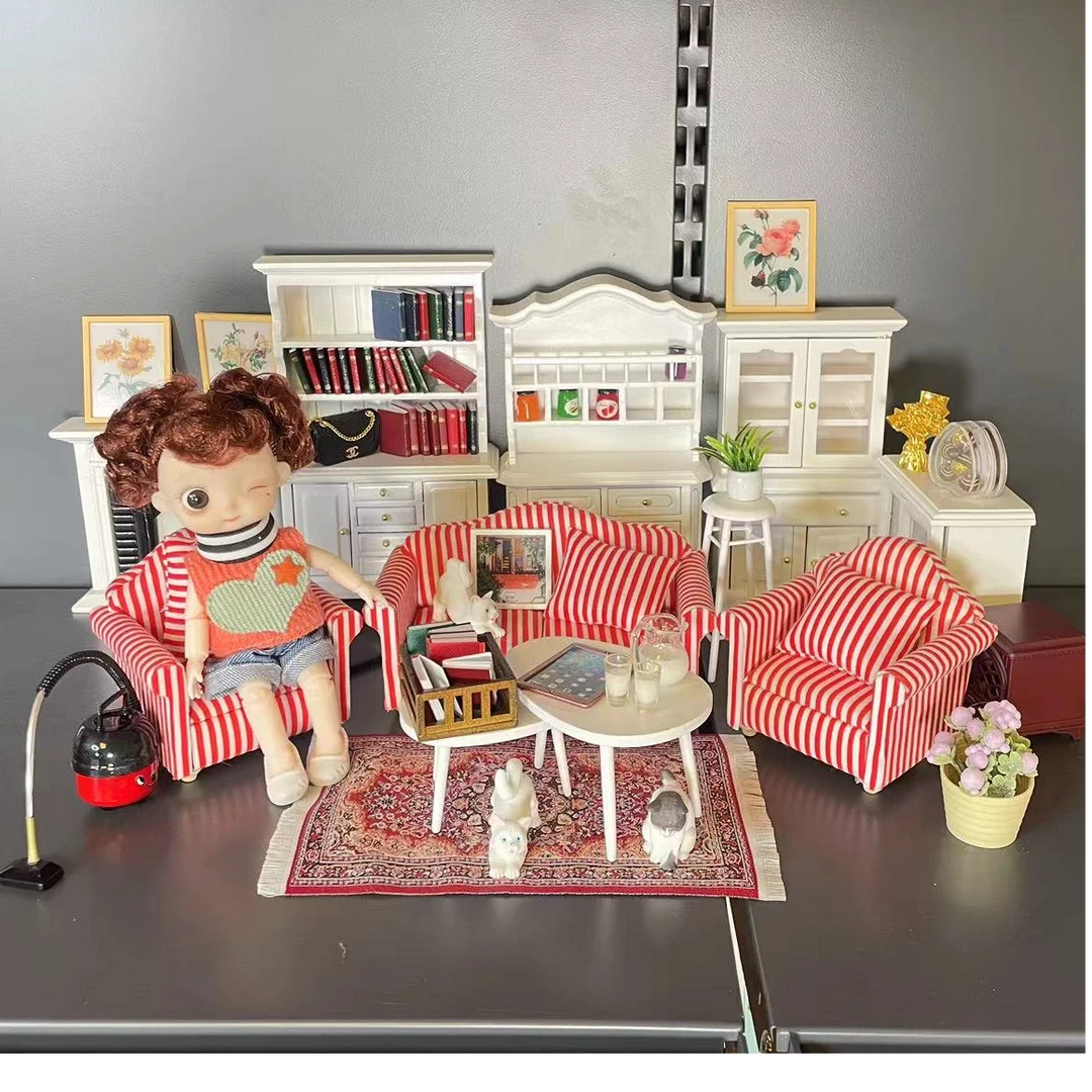 【三号链接】1:12娃娃屋dollhouse微缩家具食玩场景摆件ob11