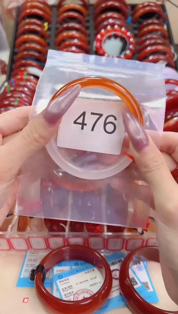 手镯玛瑙/玉髓未镶嵌60+圈口*B476